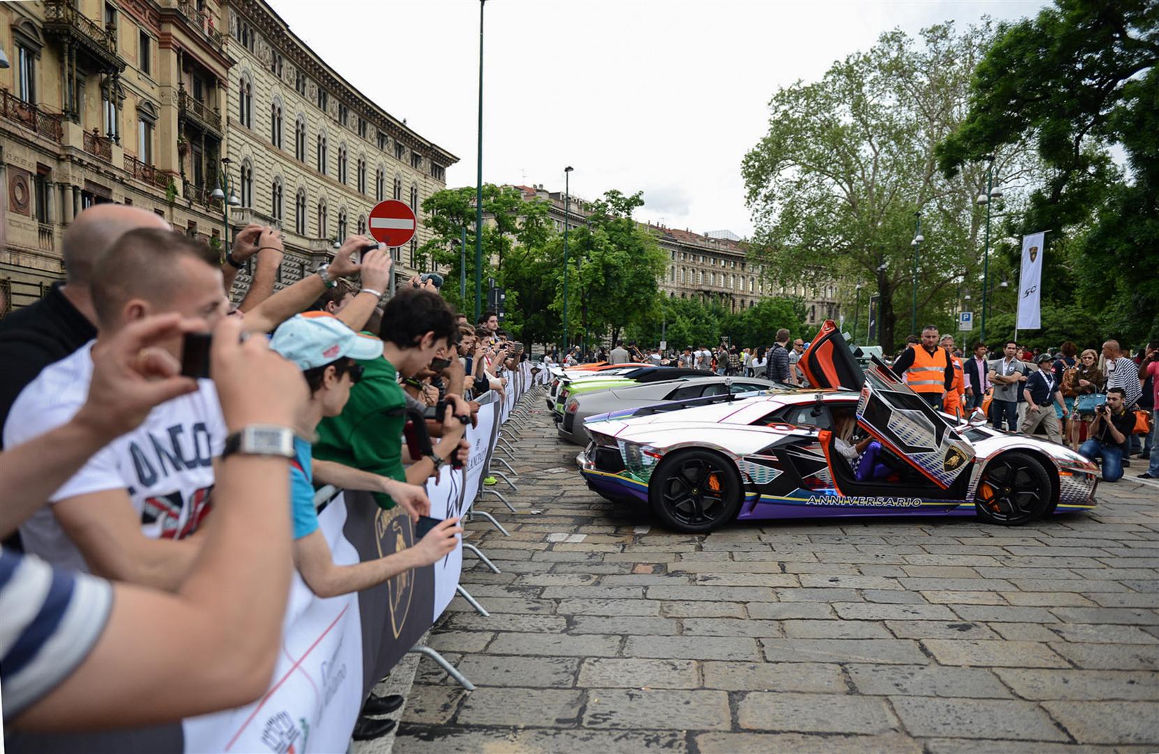 POLO Magazine motoring Lamborghini 50th Anniversary - Grande Giro 49